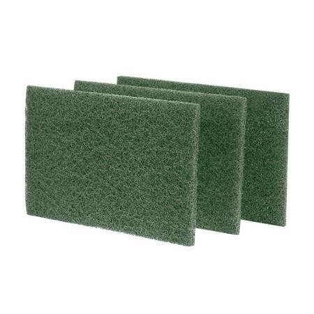 SCRUBBLE S86 PEC Green 6 x 9 in. Heavy Duty Scrub Hand Pad, 60PK S86  (PEC)